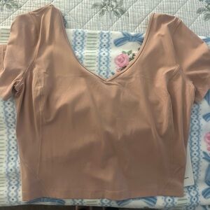 Lululemon Athletica Blush Crop Top